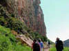   15. Walking and enjoying nature and spectacular scenery on the sunny side of Montsec. 